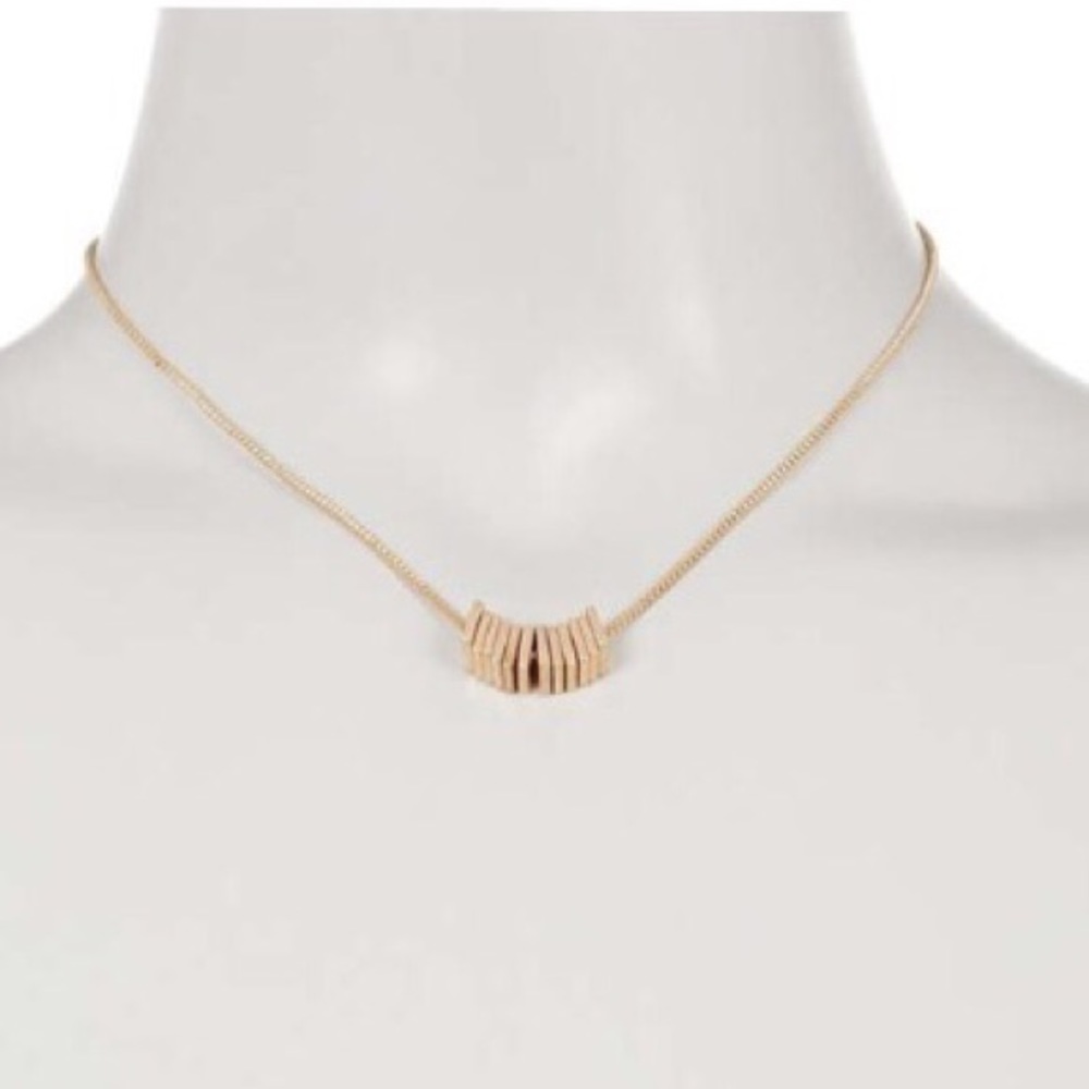 ✨🆕 Multi Square Bead Necklace ❖ Gold - Picture 4 of 8